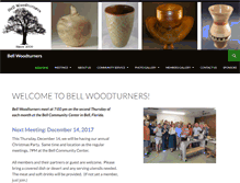 Tablet Screenshot of bellwoodturners.com